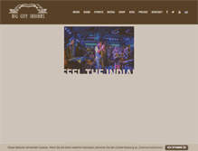 Tablet Screenshot of bigcityindians.com